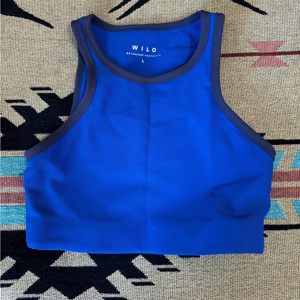 Wilo Blue Crop Top